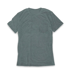 Camiseta de Algodón Verde Oliva para Hombre, Manga Corta, Cuello Redondo, Corte Regular, Color Sólido Informal, Tejido Jersey Transpirable - Product Image 4