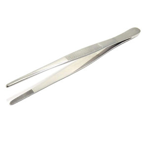 Pinzas para Tejidos de Acero Inoxidable Duraderas con Puntas Cuidadosamente Alineadas, Agarre Firme, Manejo Cómodo, Superficie Lisa, Reutilizables - Product Image 1