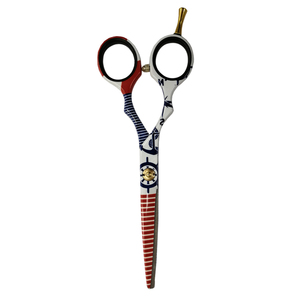 Professional 6.0 Inch <b>Left</b>-<b>Handed</b> Barber <b>Scissors</b> New Design Stainless Steel Straight Blade Hair Cutting Sharp Blunt Blades 28 - Product Image 5