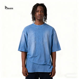 Camiseta Oversize Casual Unisex con Efecto Desgastado por el Sol, 100% Algodón Transpirable de Secado Rápido, con Estampado de Letras, Ajuste Holgado de Verano - Product Image 2