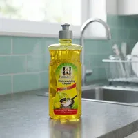 Détergent liquide vaisselle écologique, formule nettoyante antibactérienne puissante, parfum citron, pour ustensiles de cuisine, usage commercial