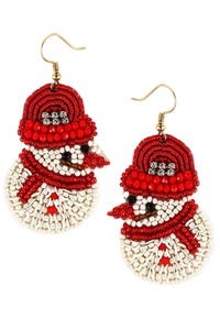 Pendientes de cuentas de semillas naturales para mujer con luna y estrella, pendientes de cristal auténtico para mujeres de la India. - Product Image 6