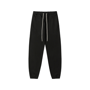 ชุดเซ็ตฮู้ดดี้และกางเกงจ็อกเกอร์สีดำ ชุดออกกำลังกายสไตล์สตรีทแวร์โอเวอร์ไซส์ ผู้ผลิตเสื้อผ้า - Product Image 5