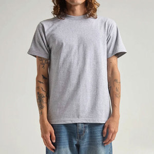 High Street Shakawear Men's Casual Cotton <b>Tee</b> Shirt Blank Heavy Weight Active Short Sleeve Customize <b>White</b> Color <b>Tees</b> T-Shirts - Product Image 6