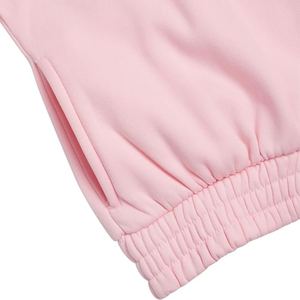 Survêtements pour enfants rose pastel à demi-zip, en coton doux et tissu riche, pantalon cargo ample, élégants pour le quotidien - Product Image 5