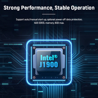 Geshem 17 pulgadas de alto rendimiento J1900 I3 I5 I7 todo en uno Panel Industrial PC sin ventilador soporte de computadora integrado Win10/Linux