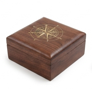 Handcrafted Wooden <b>Keepsake</b> <b>Box</b> Sliding Lid Engraved Storage Case Rectangle Gift <b>Box</b> for Home Wedding Decoration Handcrafted <b>Box</b> - Product Image 2