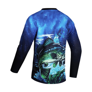 Chemise de pêche anti-UV pour hommes – T-shirt performant à manches longues à séchage rapide - Product Image 5
