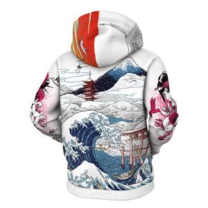เสื้อฮู้ดซิปซับลิเมชั่นคุณภาพสูงสำหรับผู้ชายฤดูหนาว - คุณภาพดีที่สุด ใส่สบาย ระบายอากาศได้ดี แห้งเร็ว สีสันตามสั่ง OEM - Product Image 3