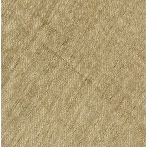 Round Jute Area <b>Rug</b> Solid Color Farmhouse Style Non-Slip Backing Thin Flat Weave for Dining Room - Product Image 3