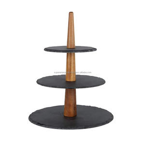 Black Cake Stand Best for Indoor Decor Highly Finishing Design for Wedding and Party Table Decor Cake <b>Tools</b> - Product Image 2