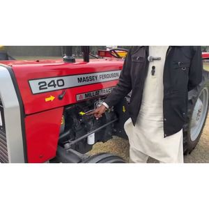 Tractor Massey Ferguson de bajo mantenimiento MF 240 2WD 50 HP con implementos compatibles para uso agrícola para agricultores nigerianos - Product Image 3