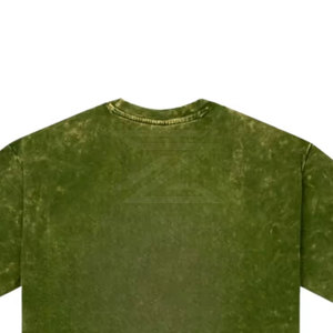 Camiseta Personalizada con Lavado Ácido, 100% Algodón, Estilo Vintage, Lavado Ácido Mineral, Cuello Redondo, Corte Holgado - Product Image 5