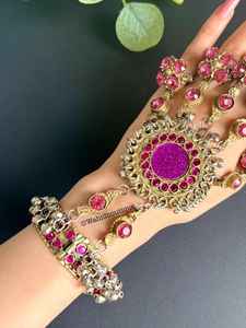 Bracelet afghan fait main de haute qualité, personnalisé, en argent plaqué antique, ensembles de bijoux pour mariage 2026 - Product Image 3