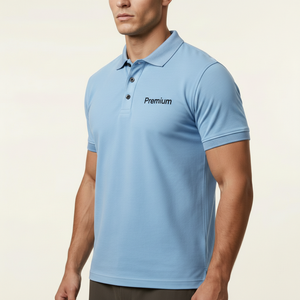Camiseta de Polo de Golf Personalizada, Bordado en Algodón, Producción al por Mayor - Product Image 3