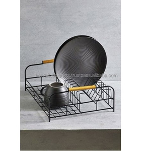 Escurridor de metal moderno artístico para uso en cocina con marco resistente y duradero y acabado superficial pulido - Product Image 5