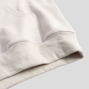 เสื้อฮู้ดผ้าฟลีซเนื้อนุ่ม ระบายอากาศได้ดี สีพื้น สำหรับผู้ชาย สวมใส่สบาย เป็นมิตรกับสิ่งแวดล้อม เหมาะสำหรับฤดูหนาว สามารถสกรีนโลโก้ได้ แห้งเร็ว - Product Image 5
