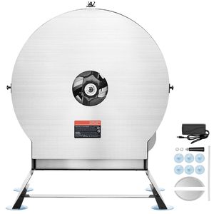 Affettatrice Elettrica Commerciale per Verdure in Acciaio Inox, Convertibile Manuale, Spessore Regolabile 0-0,5/0-12mm per Patate - Product Image 1