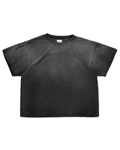 Custom Camouflage <b>Tshirt</b> Digital Print Graphic Tee Vintage Washed Heavyweight Cotton Cropped Boxy Real Tree Camo T Shirts Men - Product Image 5