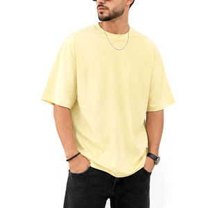 Nouveaux t-shirts personnalisés pour hommes avec impression en relief, 100 % coton, impression en relief sur coton 300 g/m², t-shirts pour hommes - Product Image 3