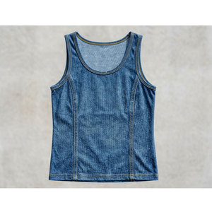 Men's Breathable Knitted Eco-Friendly Quick Dry Tank <b>Tops</b> for Gym Summer-Sleeveless Polyester/Cotton High Street Style Outdoor - Product Image 1