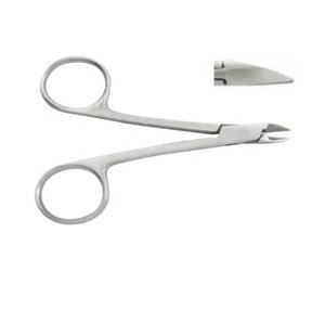 Nouveau Pince à ongles en acier inoxydable à cuticules Vantage Jeu d'instruments pour ongles incarnés à 4 mâchoires droites avec emballage OEM Regal Impex - Product Image 4