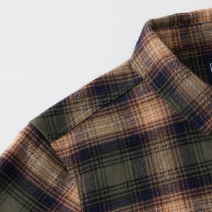 Chemise en flanelle pour homme, coton épais, manches longues, vêtements d'aventure en plein air, décontractée, classique et durable, service OEM - Product Image 4