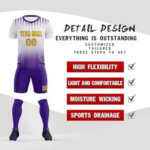 Uniforme de Fútbol sin Mangas con Cuello Redondo, Diseño Moderno, 100% Poliéster, Nuevo Estilo, Personalizable con Logotipo, Calidad Premium para Adultos - Product Image 2