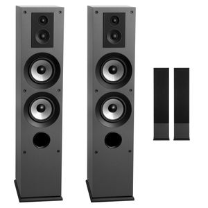 Par de Altavoces de Torre de 3 Vías, 145W, con Tweeter de 0.75 Pulgadas y 2 Woofers de 5.25 Pulgadas, Potencia de Salida de 60W-300W - Product Image 1