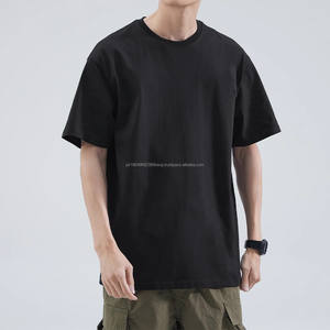 Camiseta de Manga Corta para Hombre, Color Sólido, 180g, con Logotipo Impreso, Cuello Redondo, Verano, Personalizable OEM - Product Image 1