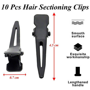 Professional Hair Extension Tools Kit with <b>Silicone</b> <b>Beads</b> in Black Brown and Beige Microlink Pliers Scissors Loop and Hook - Product Image 6