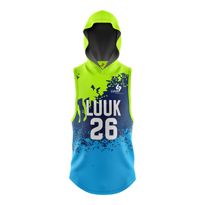 Jersey Personalizado sin Mangas con Capucha para Fútbol Americano 7v7, Estampado de León Rojo y Dorado, Sublimado, de Secado Rápido, Unisex, para Adultos, Ropa de Equipo 7v7 - Product Image 5