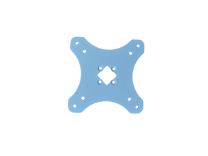 Precision CNC Fabricated Steel Mount Plate <b>Powder</b> <b>Coating</b> Surface 300x200x20mm Dimensions 1 Year Warranty for Equipment Monitor - Product Image 6