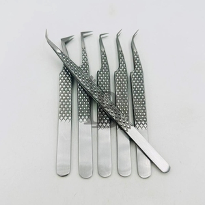 แหนบต่อขนตาคุณภาพสูงรุ่นใหม่ สแตนเลสสีเงิน ทนทาน โค้งงอ 90 องศา - Product Image 3