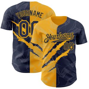 Maillot de baseball personnalisé avec logo, uniforme d'équipe athlétique entièrement boutonné, service OEM, antibactérien, manches courtes, col en V, sangle en T, 100% coton - Product Image 3
