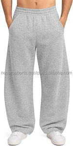 OEM Pantalon en coton coupe décontractée délavé à l'acide, épais, avec perles, design 2-en-1, fermeture à cordon, personnalisé, streetwear tendance, confortable et ample - Product Image 6