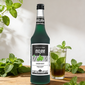 Mojee Green Mint Syrup 750ml <b>Beverage</b> Flavoring Syrup - Product Image 4