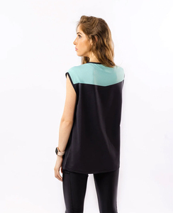 Top Corto de Verano Personalizado al por Mayor para Mujer, Informal, de Algodón Acordonado, Transpirable, con Logotipo Frontal - Product Image 4