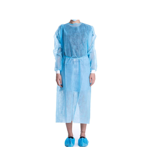 Vêtement médical non tissé imperméable en gros avec manches longues - Product Image 5