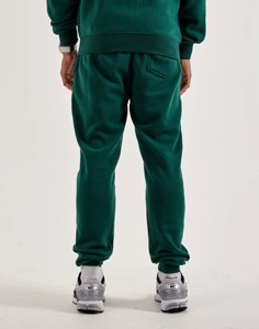 <b>Men's</b> Green Fleece Sweatpants Embroidery Plus Size Elastic Waist Casual Joggers Midweight Knitted Autumn Wear - Product Image 3
