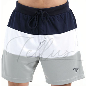 Pantalones Cortos Deportivos Casuales de Verano para Hombre, de Lona, Secado Rápido, Transpirables, con Estampado Sólido, Teñido Liso, hasta la Rodilla, con Cierre de Cordón - Product Image 5