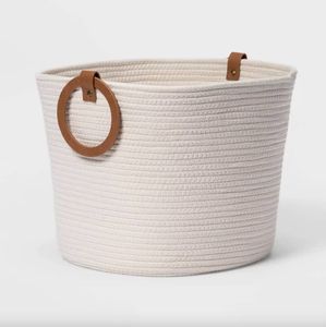 Storage basket <b>portable</b> laundry basket handle basket laundry bin clothes storage basket modern home decor basket storage bin - Product Image 6