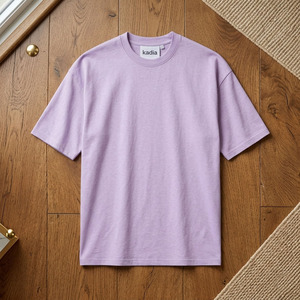 เสื้อยืดแขนสั้นลำลองสำหรับผู้ชายเสื้อ100% ผ้าฝ้ายเสื้อเจอร์ซีย์ผ้าคอตตอนเสื้อยืดดีไซน์ว่างเปล่าออกแบบได้ตามต้องการ - Product Image 2
