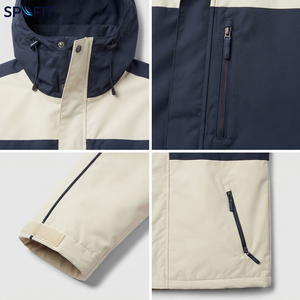 Vente en gros de vestes imperméables respirantes en nylon pour hommes, de haute qualité, décontractées, pour l'hiver, vente directe d'usine, fabrication sur mesure - Product Image 6