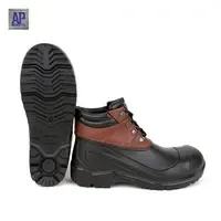 AP <b>Boots</b> AP MAX Steel Toe Safety <b>Boots</b>-PVC S5 Waterproof Industrial Heavy Duty <b>Work</b> Shoes Brown <b>Black</b> - Product Image 3