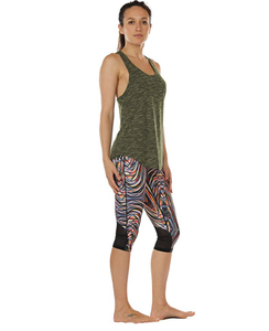Camiseta Deportiva Corta de Canalé para Mujer, de Secado Rápido, Ecológica, Personalizable, de Tela de Algodón - Product Image 3