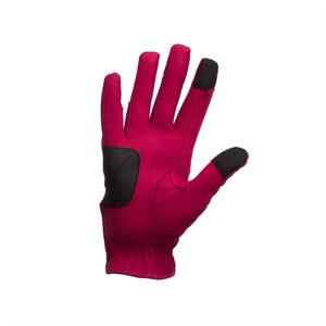Gants d'équitation professionnels anti-fissures pour hommes en cuir synthétique personnalisé, à doigts complets, avec fermeture auto-agrippante, extensibles et légers - Product Image 3