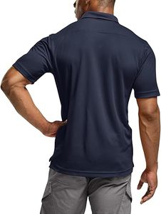 Fabricante de Camisetas Polo de Alto Rendimiento para Hombre, Camiseta Polo de Golf con Tecnología Dri-Fit que Absorbe la Humedad, Proveedor Mayorista con Logotipo Personalizado - Product Image 1