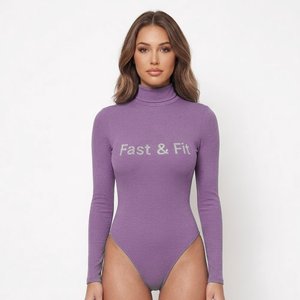 Traje de Baño Deportivo sin Costuras con Color Personalizado y Material de Spandex y Poliéster, 1 Pieza - Product Image 1