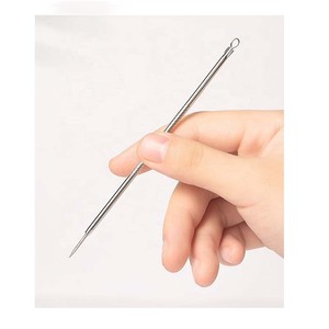 Agujas de Acero Inoxidable para Eliminar Puntos Negros y Acné, Cuidado Facial de la Piel, Limpiador de Puntos Negros, Extractores de Comedones, 15g, Reutilizables - Product Image 6